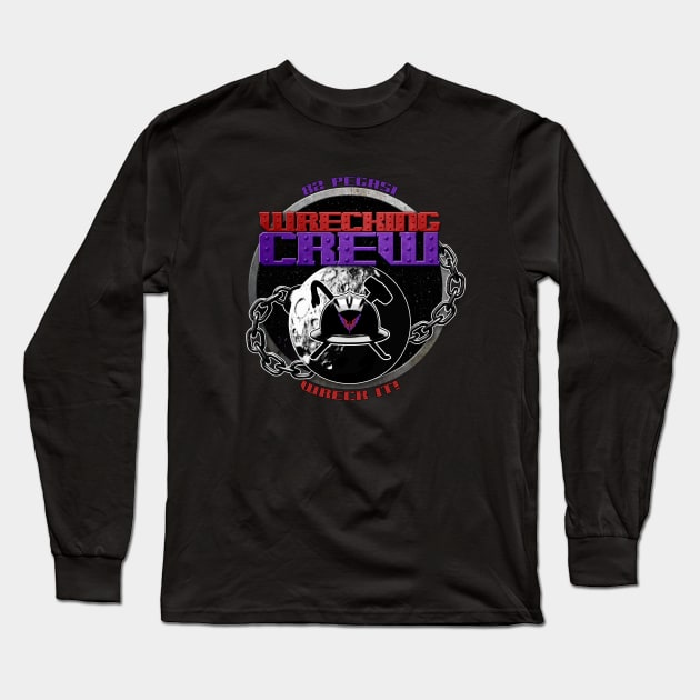 Wrecking Crew - Transparency Background #01 Long Sleeve T-Shirt by wingedgecko